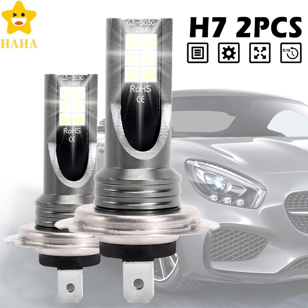 2pcs H7 Kit De Conversão De Lâmpadas LED Para Faróis 6000K 100W Super Brilhante De Nevoeiro Dianteiros De Automóveis De Halogênio Motocicletas SHOPSBC9735