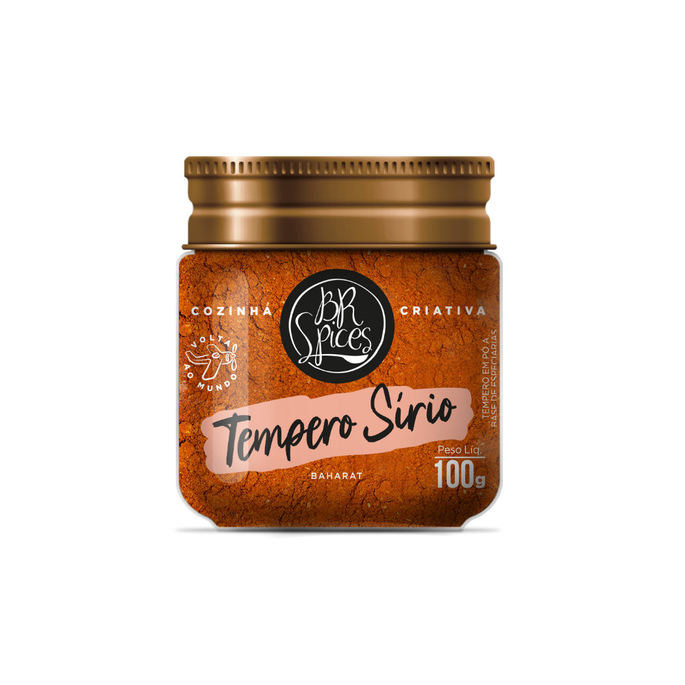 Tempero Pote BR Spices Sírio 100g