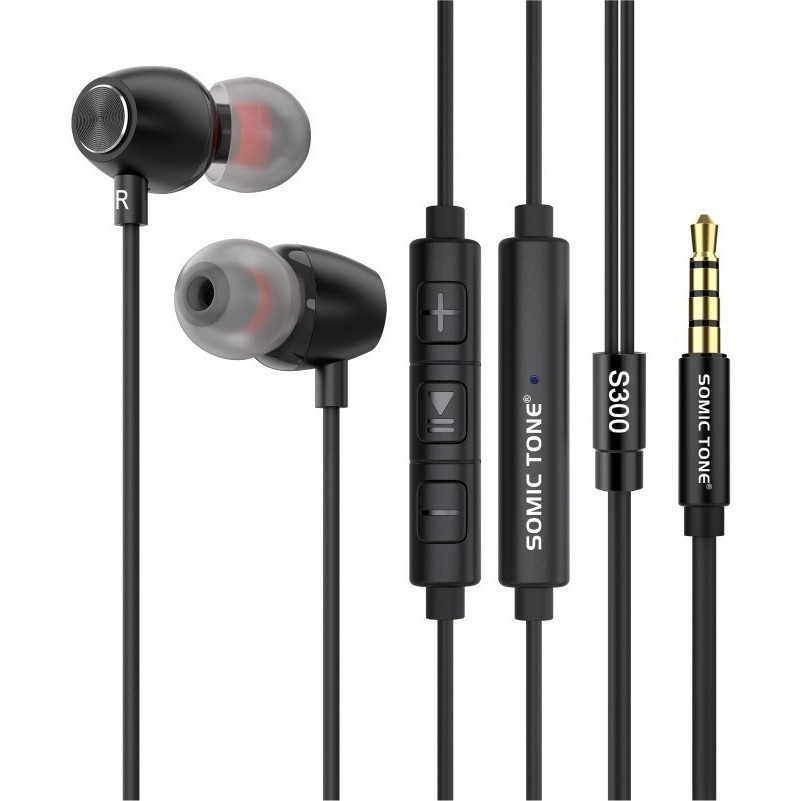 Fone De Ouvido Com Fio Super Bass Com Microfone Lateral Somic Tone