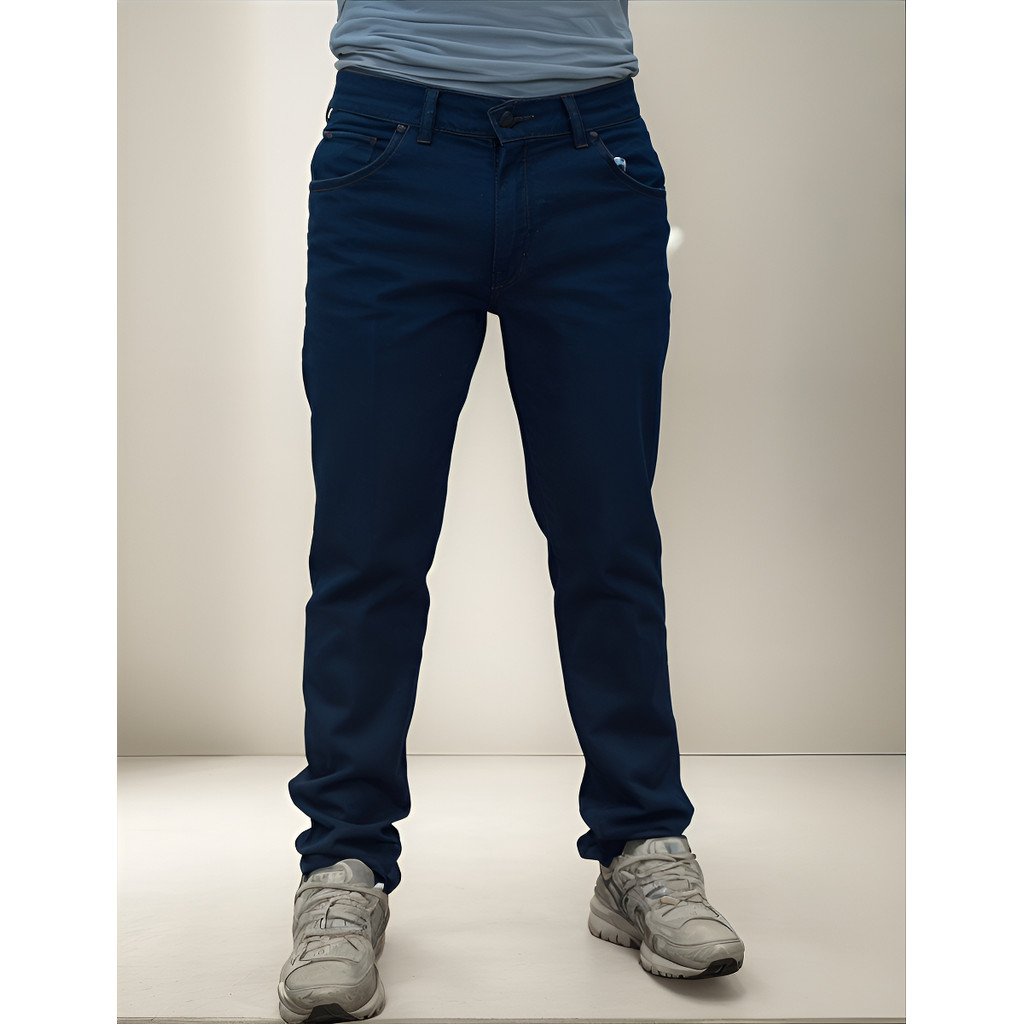 Calça Jeans Masculino Slim Fit Com Elastano Estilo Moderno