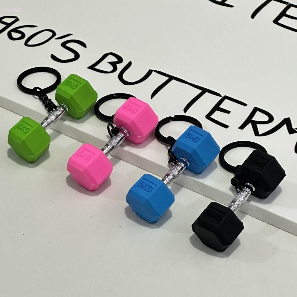 Chaveiro De Halteres De Simulação ADAMES , Criativo De Placas De Barra De Kettlebells , Pingente De Bolsa