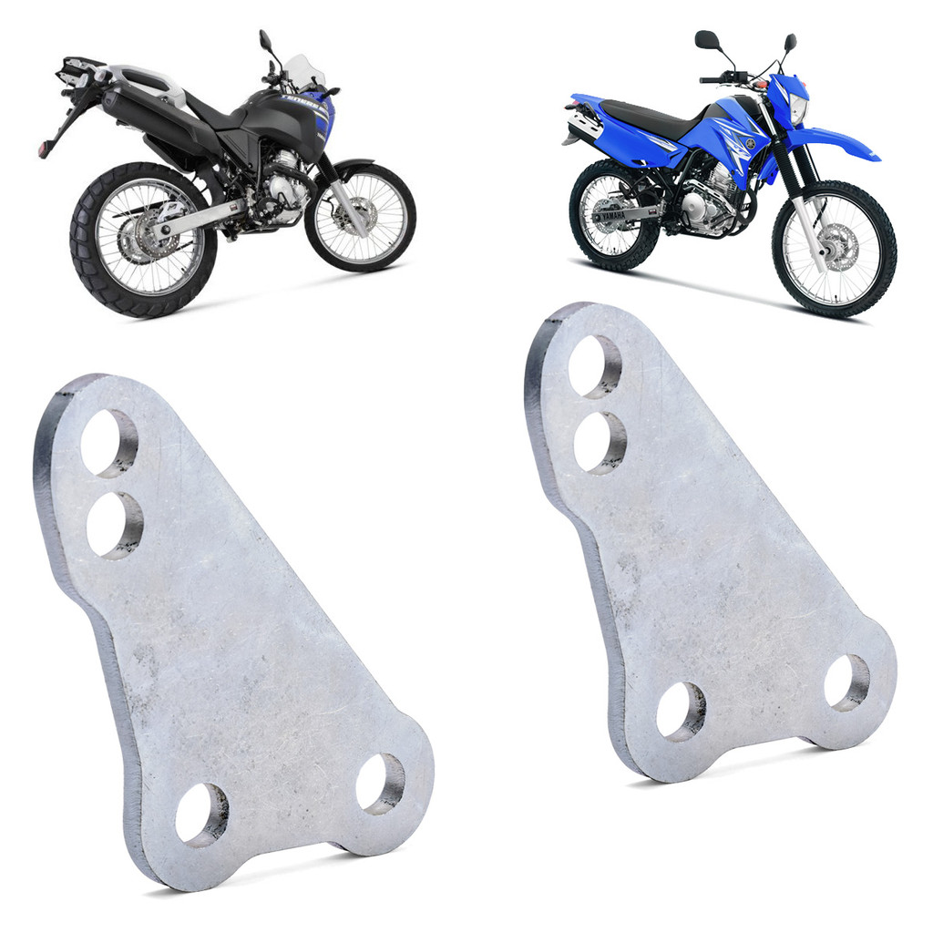 Kit Baixar Diminuir Suspensão Altura Regulável Prata Xtz 250 cc Lander Tenere Dog Bone Rebaixador Traseira 2011 a 2025 em Oferta na Shopee