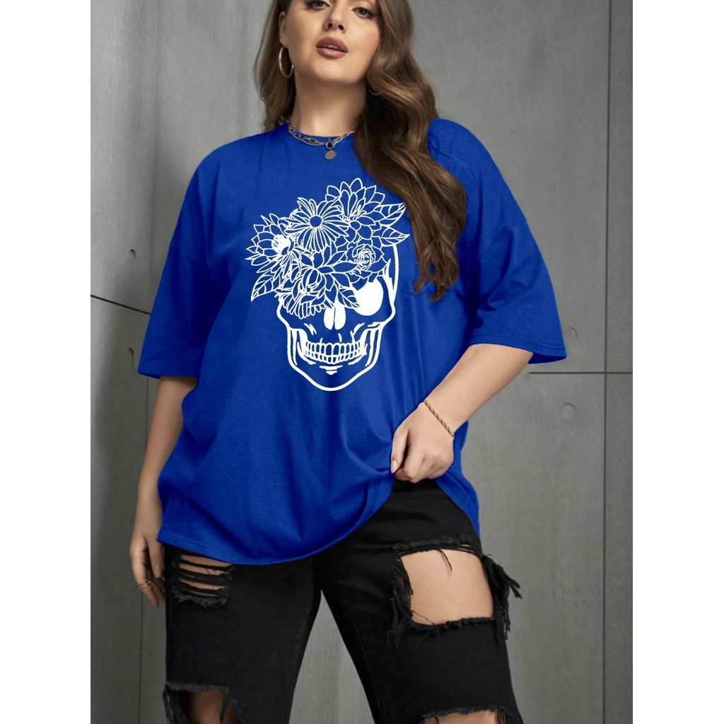 Camiseta Oversized Feminina Old School Estilosa Blusa Academia Soltinha Leve T Shirt Plus Size 