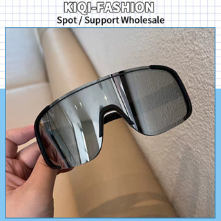 (KIQI-FASHION) Óculos De Sol Para Bicicleta Esportiva Ao Ar Livre UV400 Unissex Com Armação Grande em Oferta na Shopee