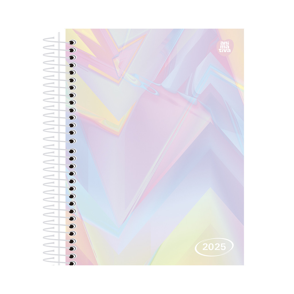 Agenda Anual Kbom Espiral 2025 de 160 Fls