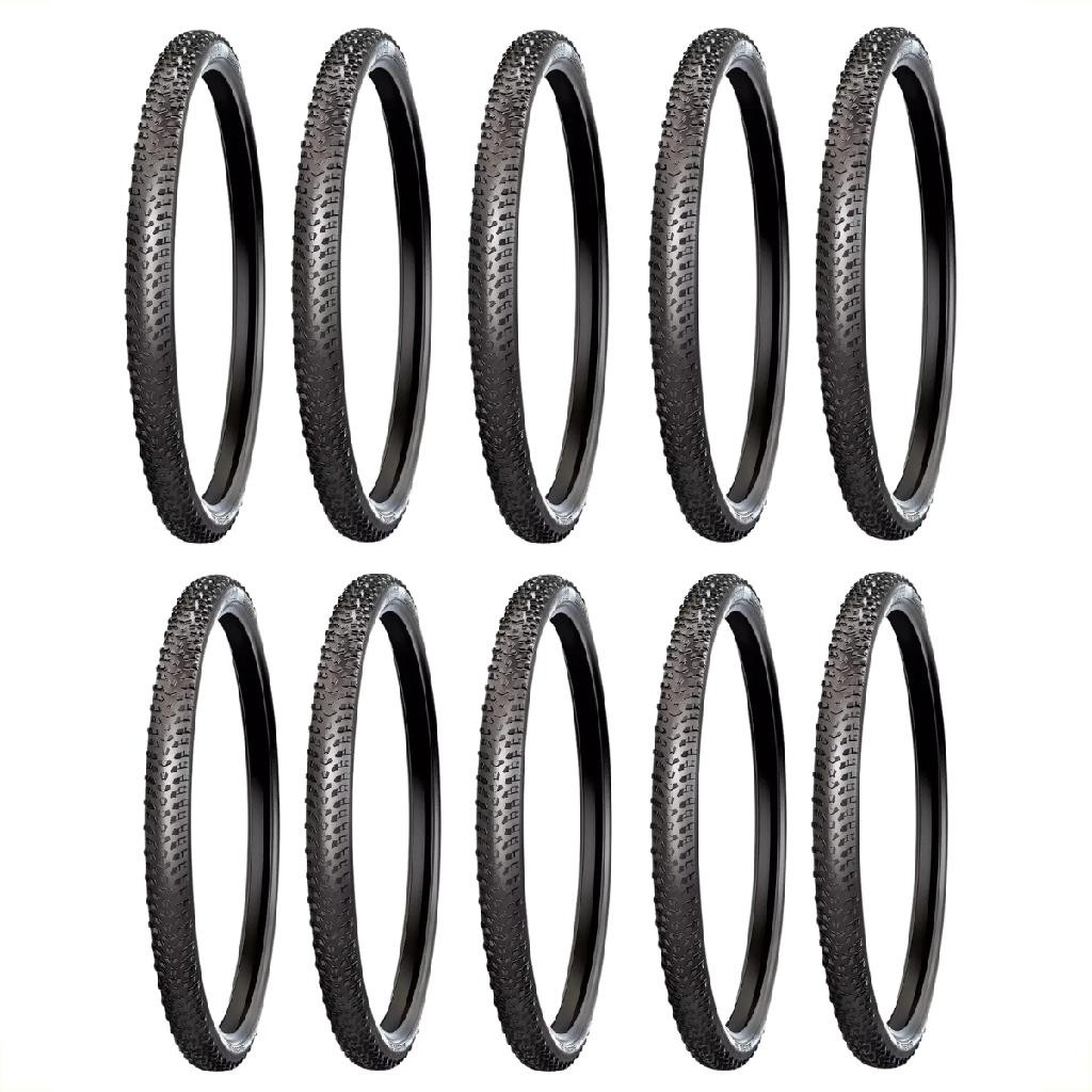KIT QUITE 10 PNEUS PINEUS BIKE BICICLETA ARO 26 1.95 LEVORIN EXCESS EX CRAVUDO TRILHA MTB