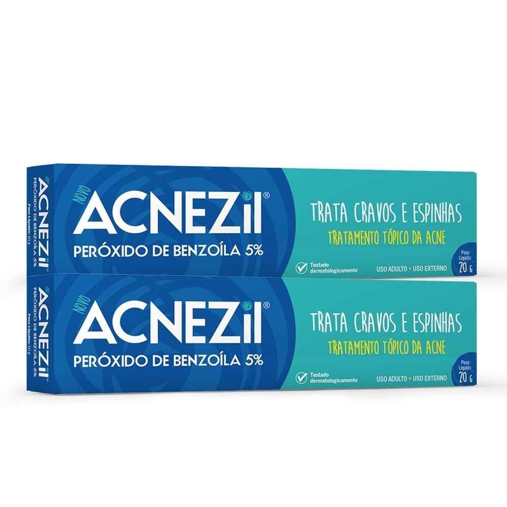 Acnezil Gel 20g - KIT COM 2 UN em Oferta na Shopee