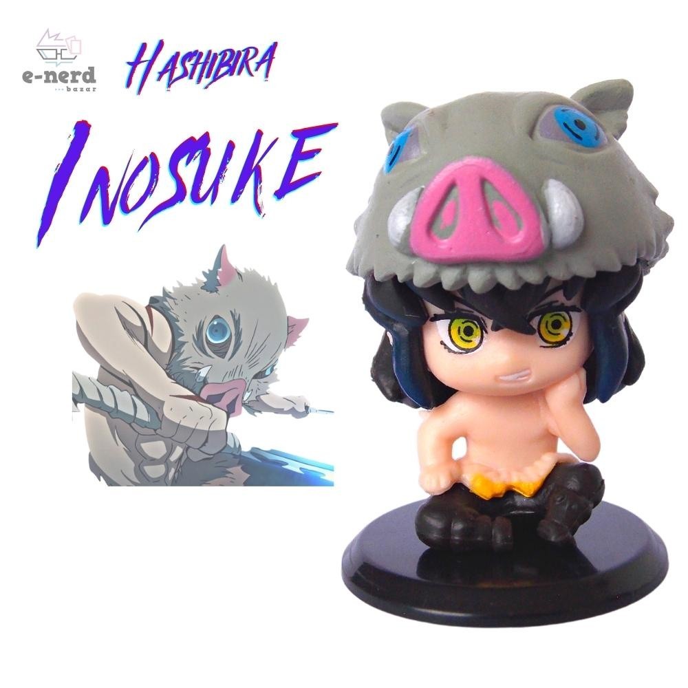 Figure de Ação Inosuke Hashibira Kimetsu no Yaiba Tanjiro Nezuko e Zenitsu Hashiras Amor Demon Slayer Hashira do Fogo Espadas Menino Porco Figuras de Ação Action Figure