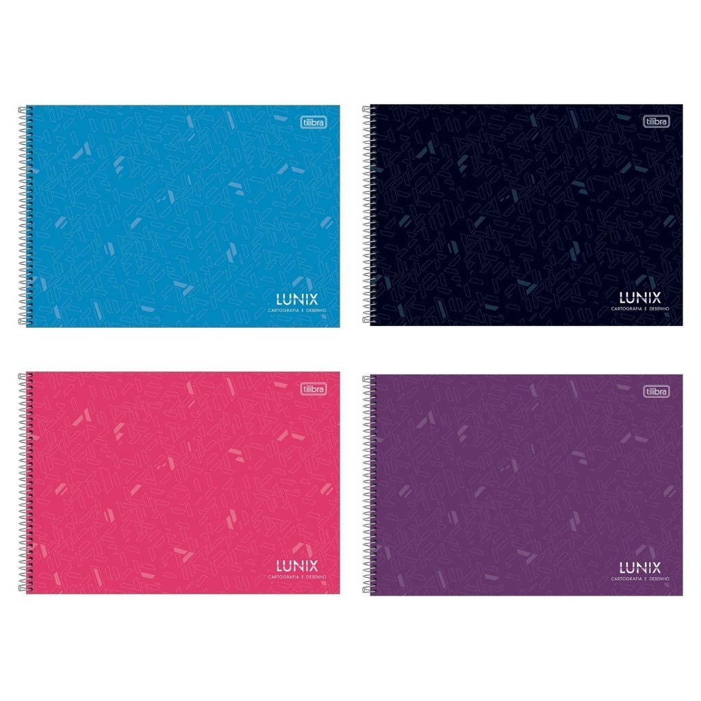 Caderno de Desenho e Cartográfia CD Lunix 60 Folhas Tilibra