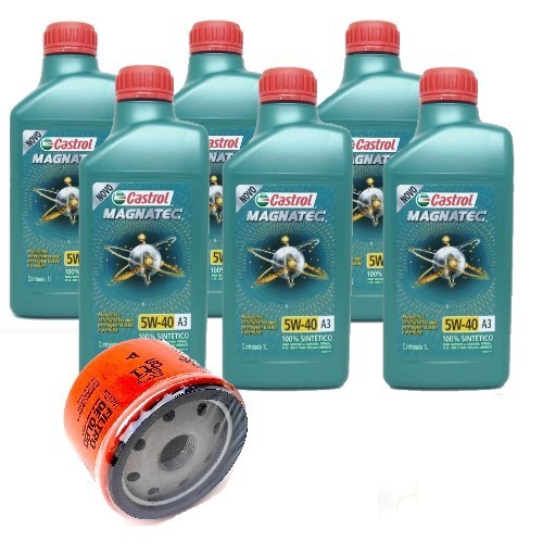 KIT TROCA DE ÓLEO 5W40 CASTROL + FILTRO (DUSTER 2.0 2012 > 2021)