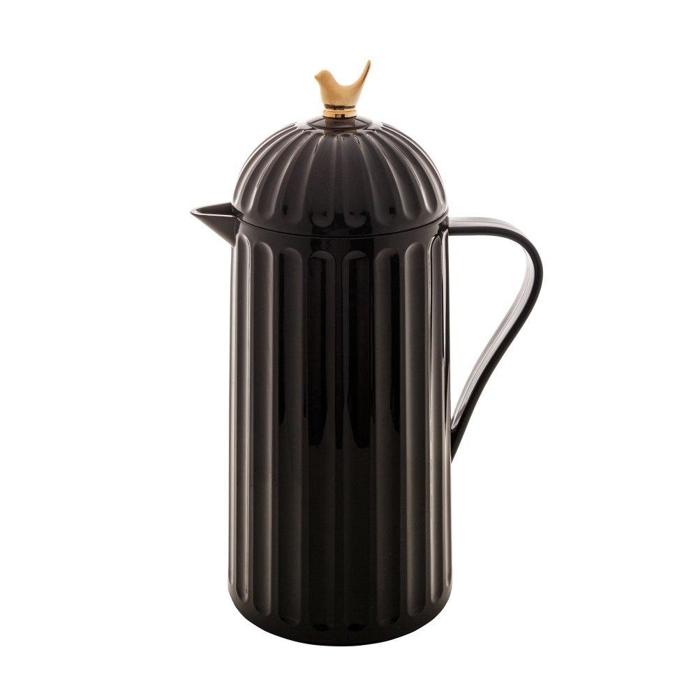 Garrafa Térmica Wolff Bird de Plástico Preta 1L - Home & Living