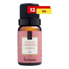 Essência Flor De Cerejeira 12 X 10ml - Via Aroma