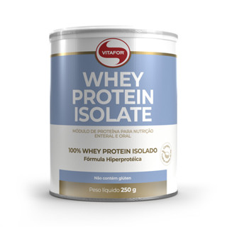 Whey Protein Isolate 100% Whey Isolado em Pó Oral e Enteral 250g Vitafor