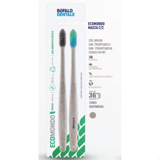 Escova Dental Ecomondo Macia Com 2 Bufalo