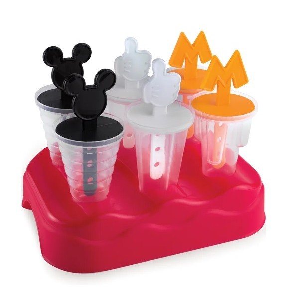 Kit Forminhas para Picolé Mickey Mouse - Plasútil Forminha Sorvete Infantil Mickey