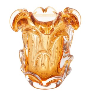 Vaso Lyor Italy de Vidro Âmbar 11,5cm x 13cm em Oferta na Shopee