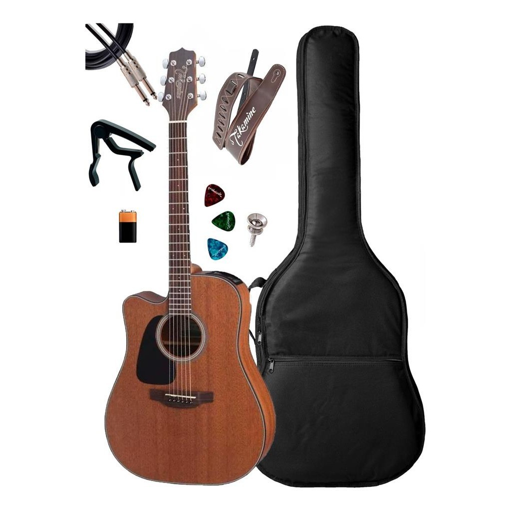 Violao Eletrico Gd11 Mce Folk Canhotos Capa Luxo+acessorios