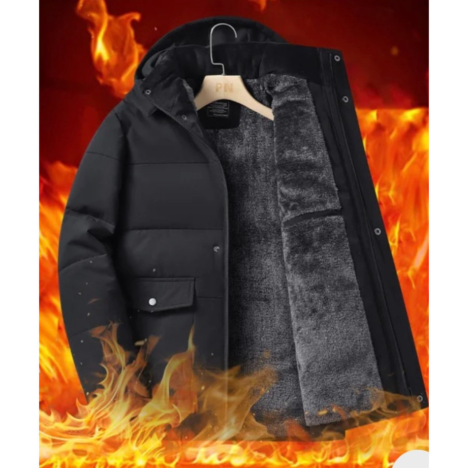 Jaqueta Impermeável Feminina ou masculina Flanelada Nylon Puffer Bobojaco japona casaco neve frio intenso