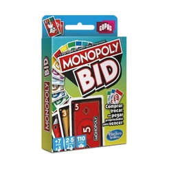 JOGO MONOPOLY BID COPAG 110 CARTAS BARALHO DIVERSÃO BRINCADEIRA FAMÍLIA COMPRA VENDA PROPRIEDADES