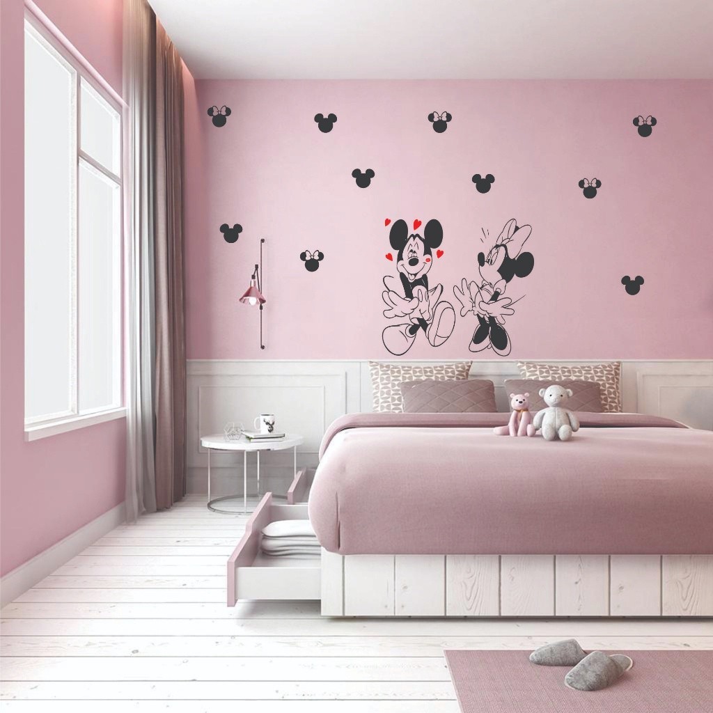 Adesivo para quarto infantil  mickey e minnie  para Geladeira | Box de banheiro |  Cozinha