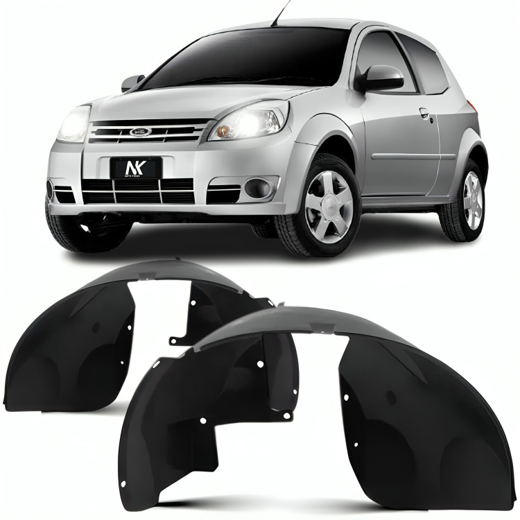 Par Parabarro Dianteiro Ford Ká 2008 2009 2010 2011 12 2013 ASA URUBU MORCEGAO FORRO RODA BATE PEDRA