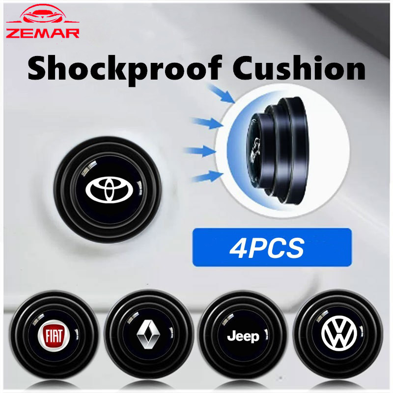 4Pcs Porta Do-Malas Carro Junta Silenciadora À Prova De Choque Tampão De Borracha Para Vários Carros Modelo Golf Mk4 Mk7 MK3 jetta mk6 Up Passat b5 b6 b7 Tiguan Corolla Cross Hilux Yaris Civic g10 g