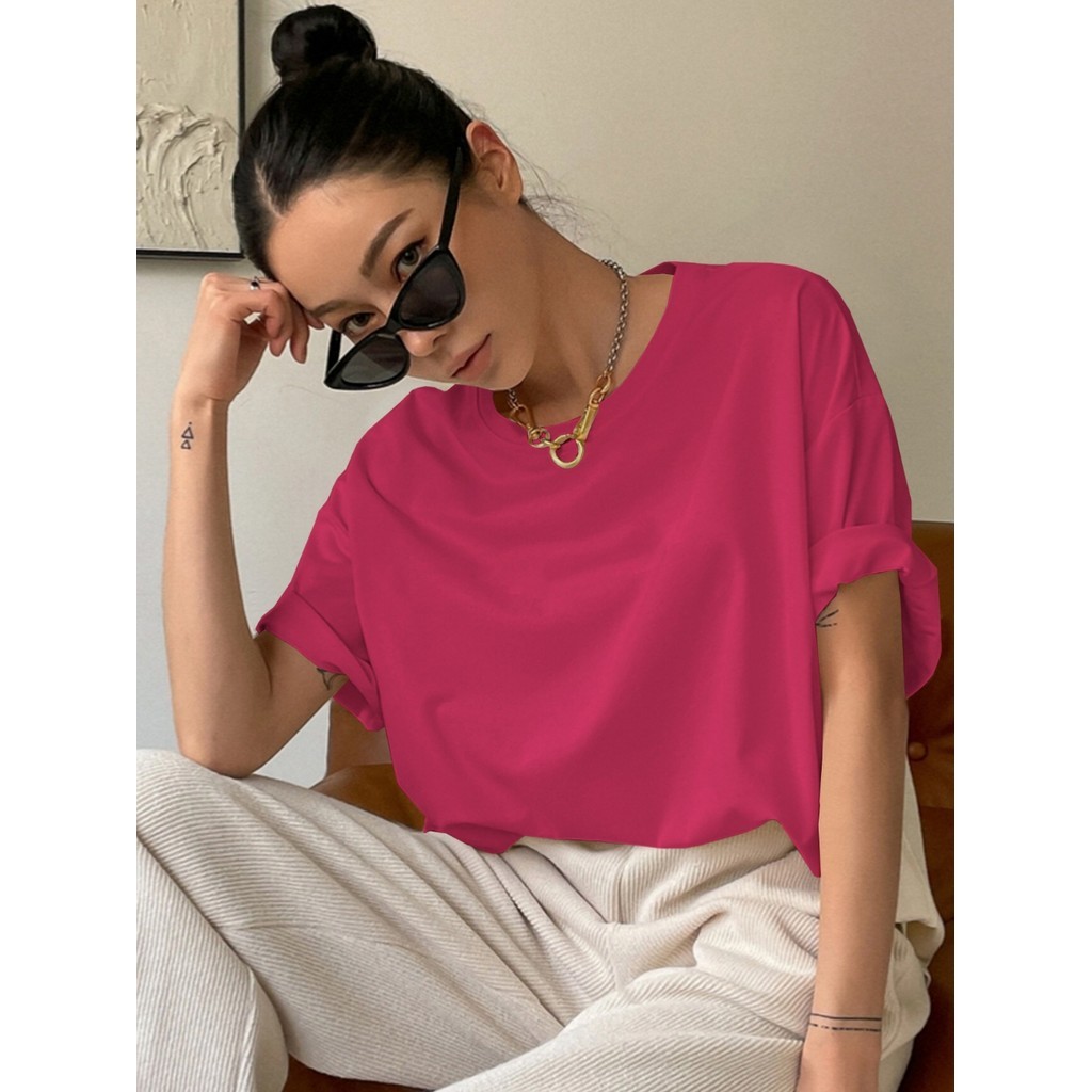 Blusa Confortável Streetwear Fashion Casual Manga Curta T Shirt Leve Esportiva Camiseta Oversized
