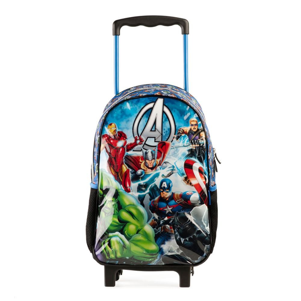 Mochila de Rodinha Vingadores Azul
