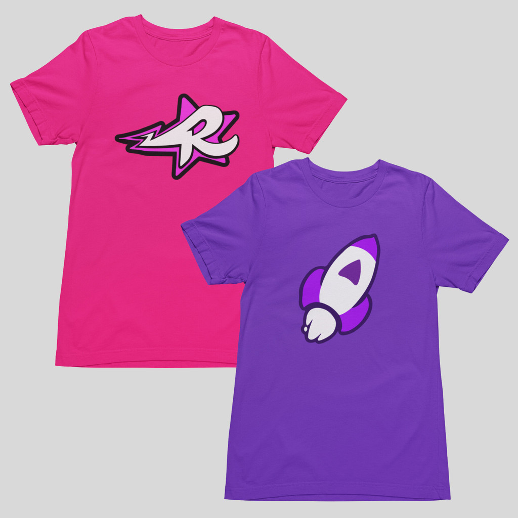 Kit Com 2 Camisetas Infantil Emilly Vick Katlen Os Rosa Camisa Lançamento Novo Elemento Algodão em Oferta na Shopee