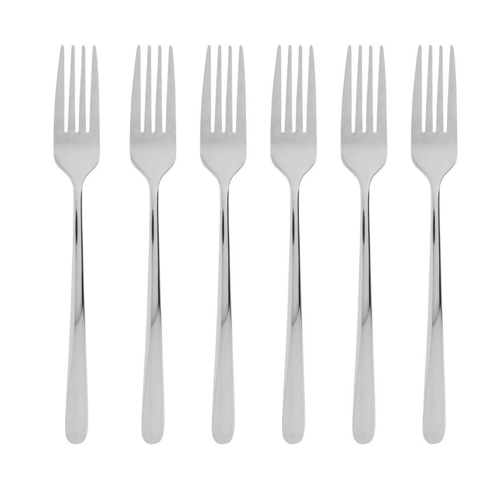 6 Garfos para Mesa Wolff Viena Aço Inox em Oferta na Shopee