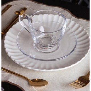 4 Xícaras de Chá Golden Bird de Cristal 180ml - Wolff em Oferta na Shopee