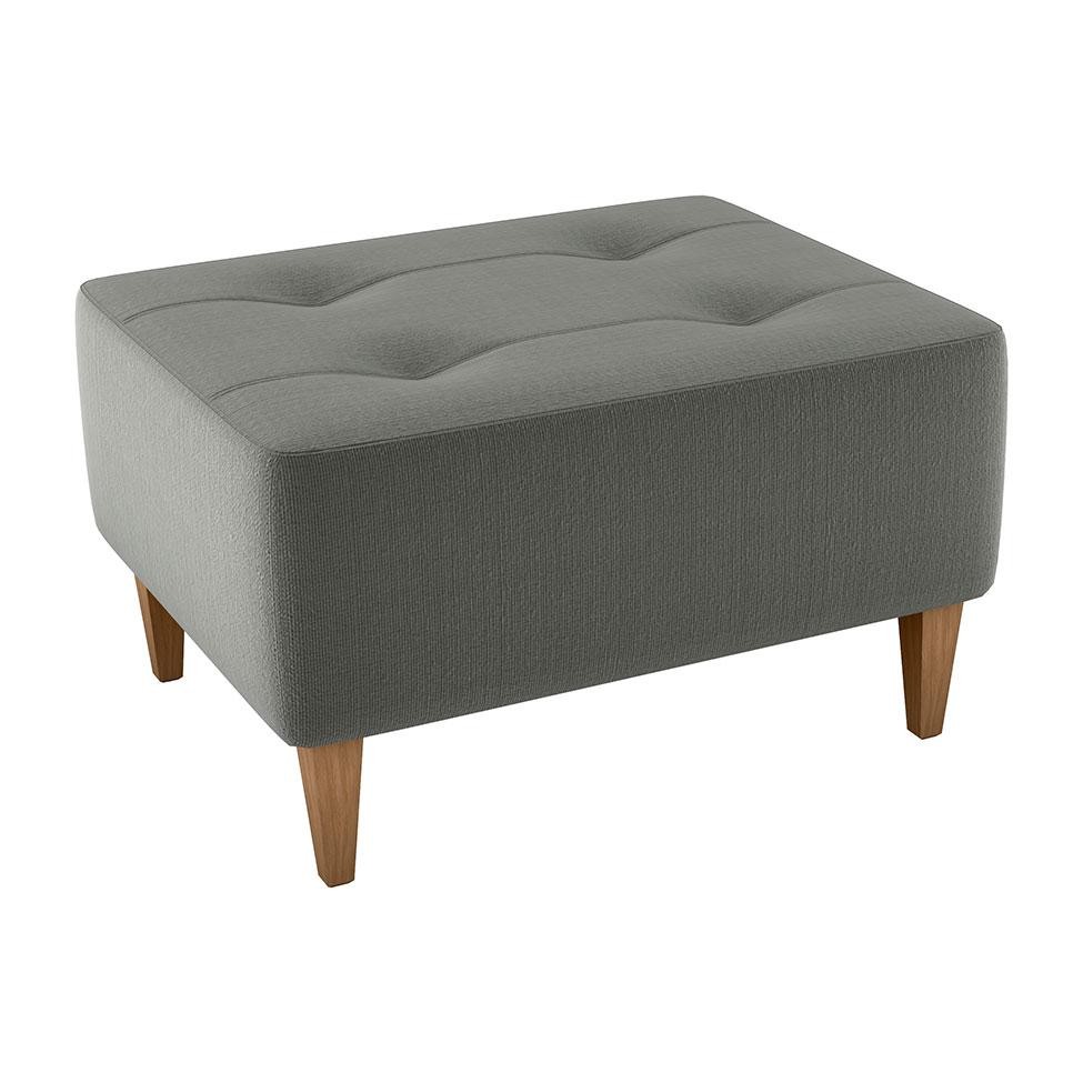 Puff Piva Suede Cinza - Home & Living