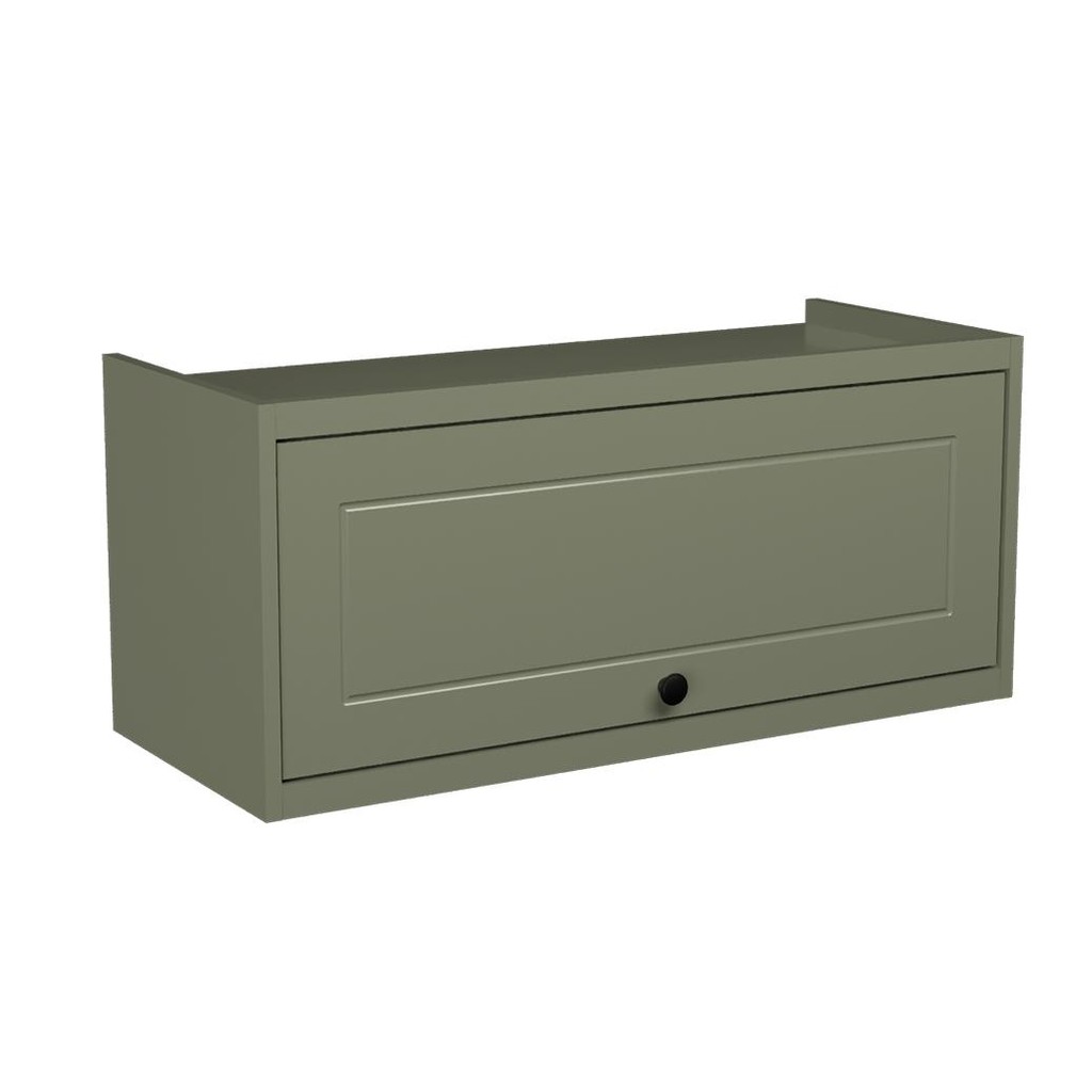 Armário Aéreo Évora 1 PT Verde Hill em Oferta na Shopee