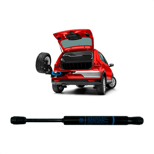 Amortecedor Original Do Estepe Do Cross Fox 2011 A 2016 em Oferta na Shopee