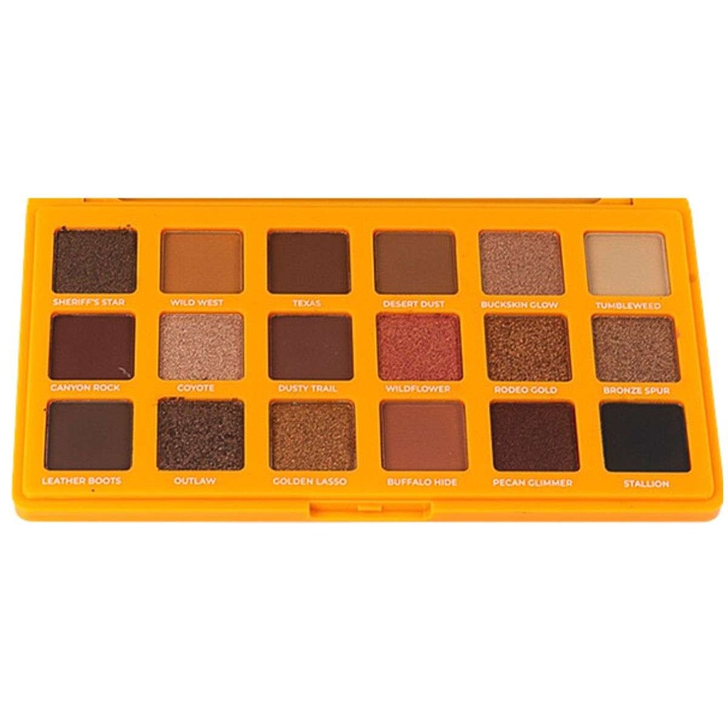 Paleta De Sombras Ruby Rose Rodeo Sparkle HBF2610 Oferece Uma Combinação De Tons Vibrantes E Neutros