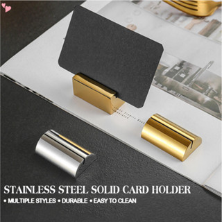 Número De Mesa De Aço Inoxidável Nome Lugar Titular Do Cartão Menu Memo Preço Etiqueta Etiquetas De Papel Foto De Casame em Oferta na Shopee