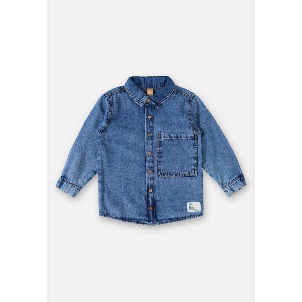 Camisa Jeans Infantil Menino Up Baby