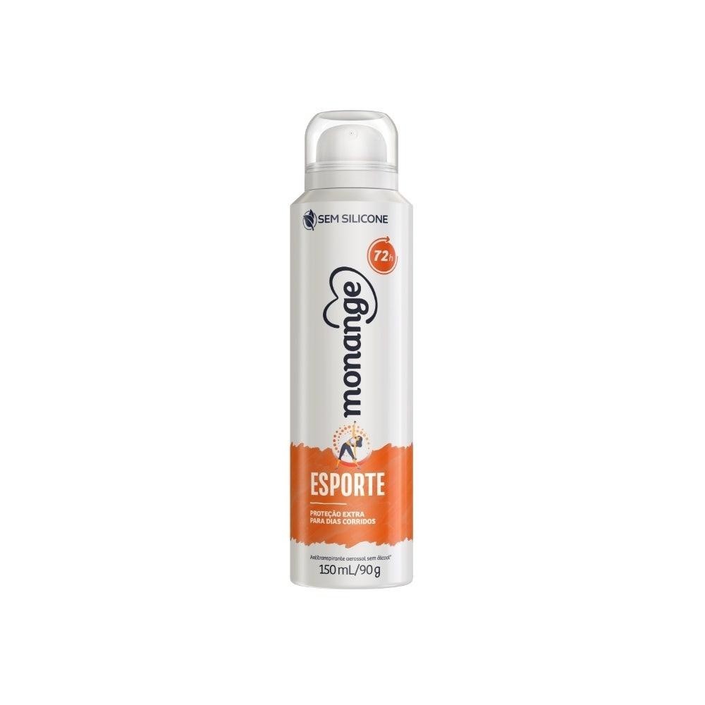 Desodorante Aerosol Monange Antitranspirante Esporte 94g em Oferta na Shopee