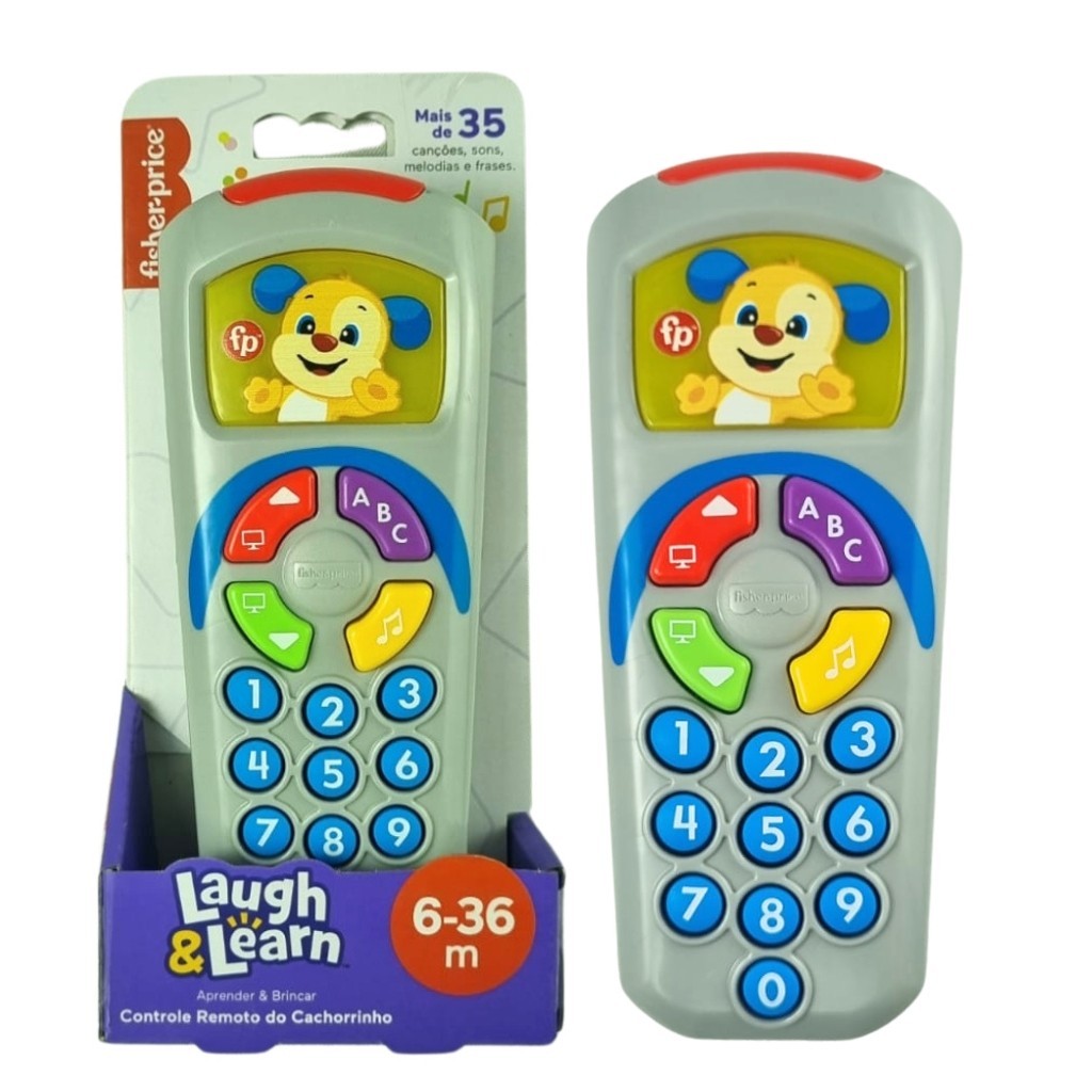 Controle Remoto Do Cachorrinho Fisher Price Aprendendo a Brincar HXB73 - Mattel