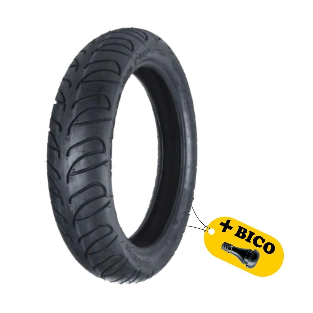 Pneu Para Moto Sportíssimo II 100/90-14 Traseiro Maggion Para Uso Sem Câmara + 1 Válvula de Brinde