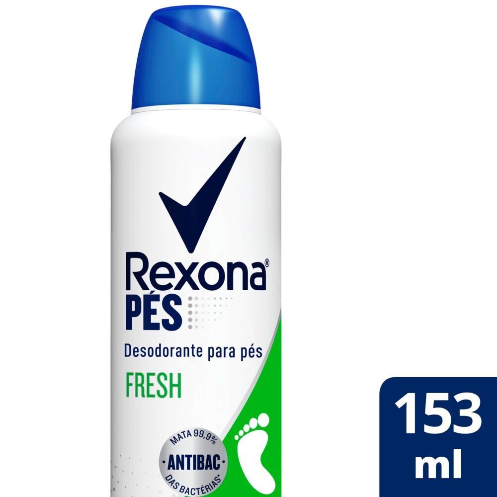 Desodorante para Pés Aerosol Rexona Fresh 48h 153ml em Oferta na Shopee