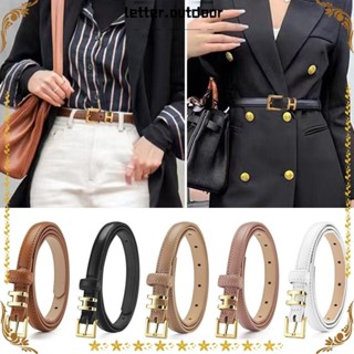 LO Skinny Cintos , Cinto Fivela De Ouro Preto Couro Fino Marrom Feminino , Vintage Luxury Designer Macio Faux Leather Waist Belt for Women