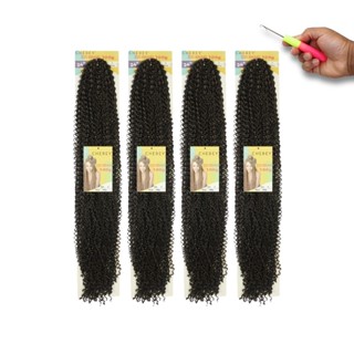 Kit 4 Miojinho Micro Zizi 400 gramas + Agulha Crochet Braids c/ Gancho Aplique de Cabelo em Oferta na Shopee
