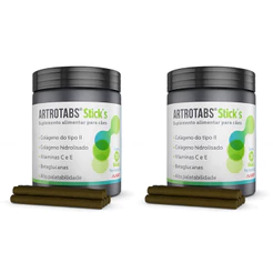 Combo 2 Artrotabs Sticks Para Cães Colágene Tipo Ii Avert