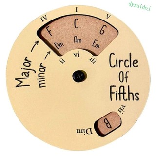 Roda De Acordes De Guitarra DYRUIDOJ1 , Ferramenta De Melodia De Circular De Quintas , Redonda