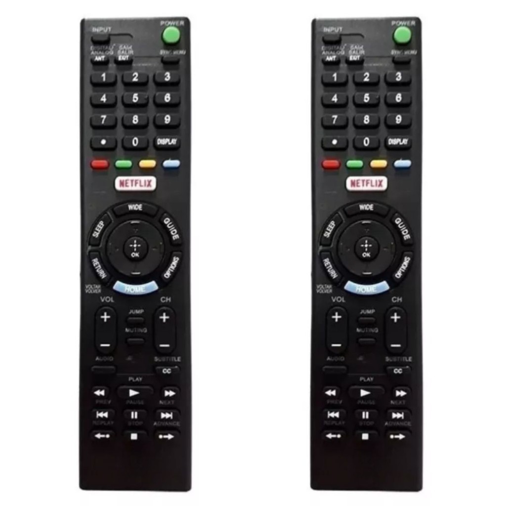 2 Controle Compatível Smart Tv Sony Rmt-tx102 1028