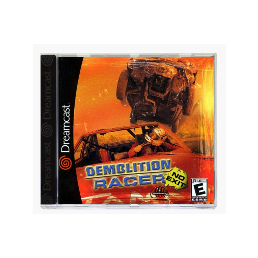 jogo demolition racer no exit dreamcast novo