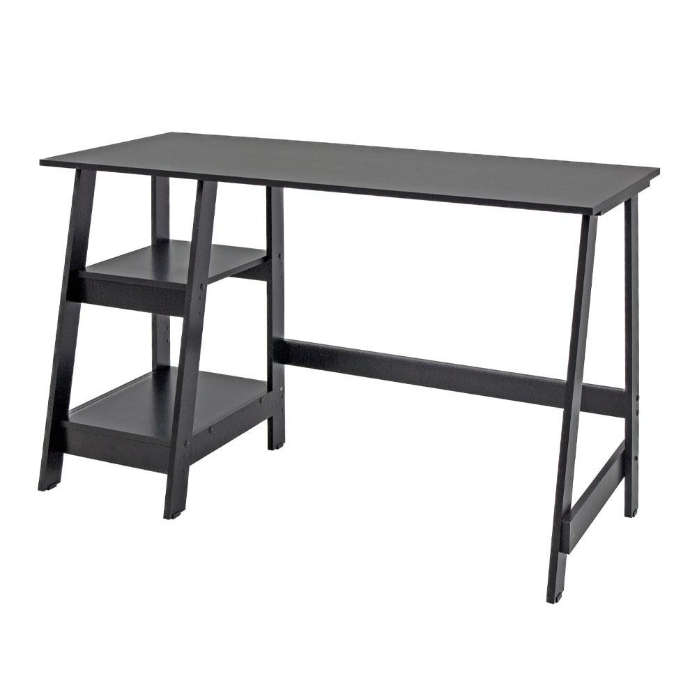 Mesa Escritório Escrivaninha Ditália MC-190 Preto em Oferta na Shopee