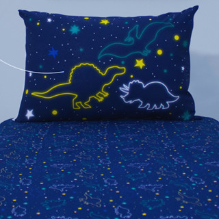 Jogo/Kit de Lençol 2 Peças de Malha Solteiro Infantil Kids Estampa Brilha no Escuro Algodão Malha em Oferta na Shopee