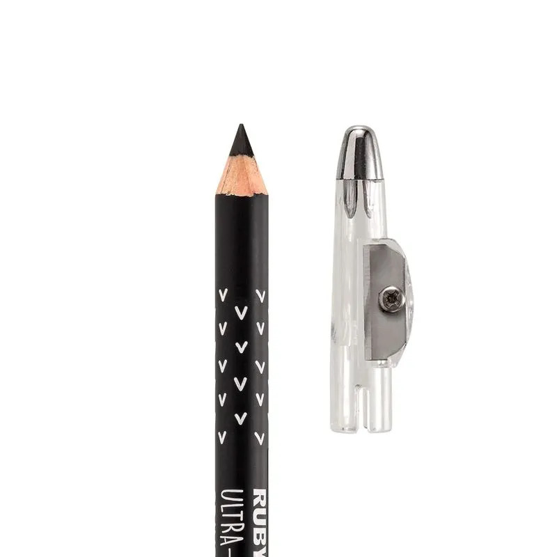 Lapis Madeira Olhos Black - RUBY KISSES  EYELINER ULTRA EASY